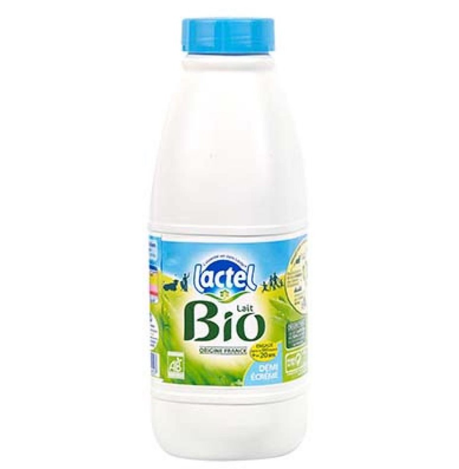 PALETTE DE LACTEL BIO – LAIT – Produit Lactel Bio (300 pièces)