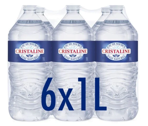 Palette d’Eau Cristaline – 126 Paquets de 6 Bouteilles d’1L