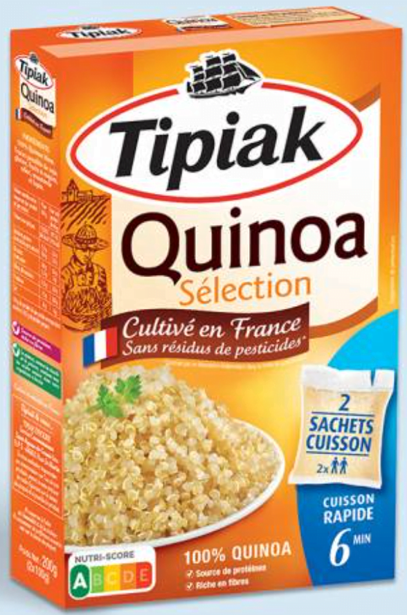 Lots de 40 paquets Tipiak Quinoa