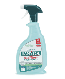 Spray Nettoyant Multi-usages Sanytol pour professionnels- Format 750ml (300 unités -Palette)