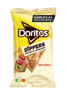 Lot de 12 cartons de 24 unités de Doritos Dippas Naturel Tortilla Chips, 185g