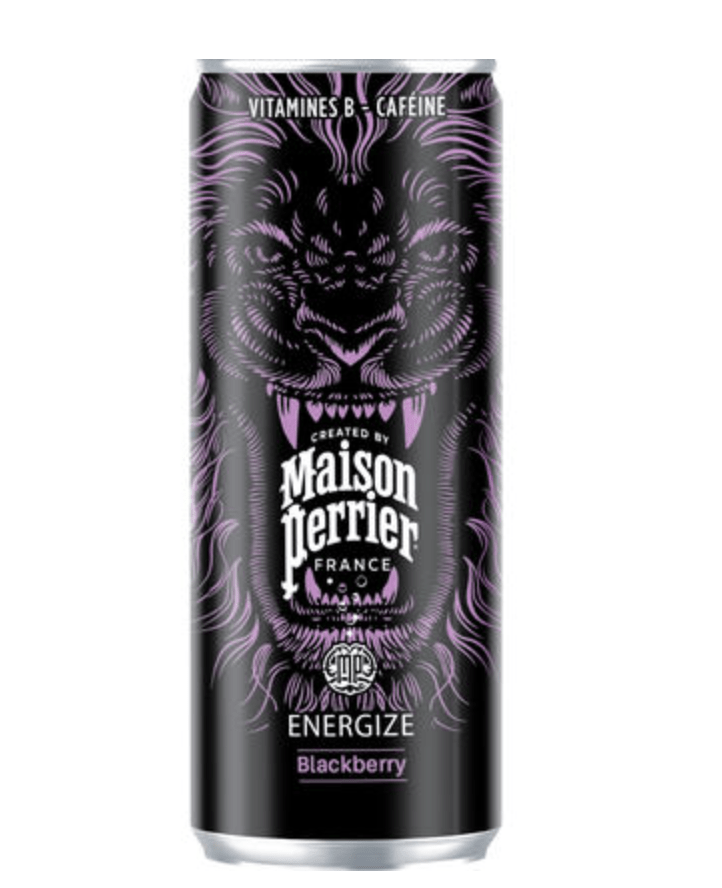 MAISON PERRIER ENERGIZE BLACKBERRY SLEEK CANS 25CL -24 (5 packs)