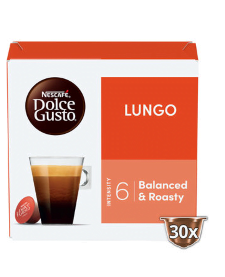 Lots 20 NESCAFE DOLCE GUSTO 30 capsules, 168 grammes