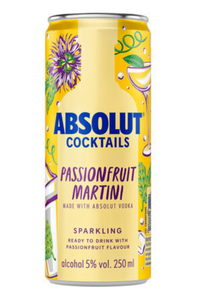 Palette ABSOLUT PASSIONFRUIT 25CL 600 CANETTES