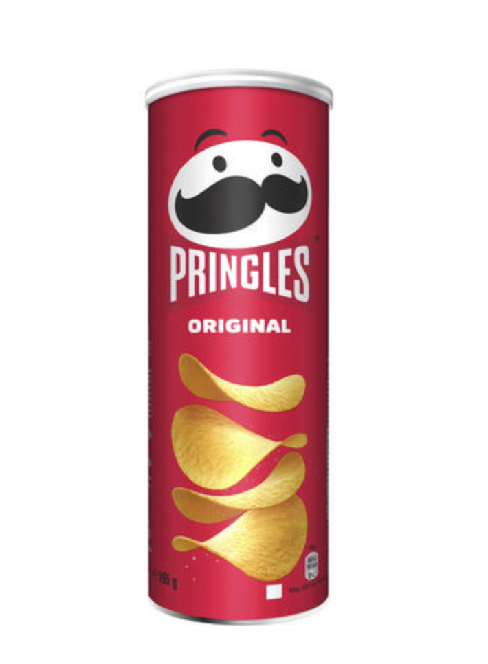 Lots de 10 cartons PRINGLES ORIGINAL CHIPS 165GR /16 Offre spéciale