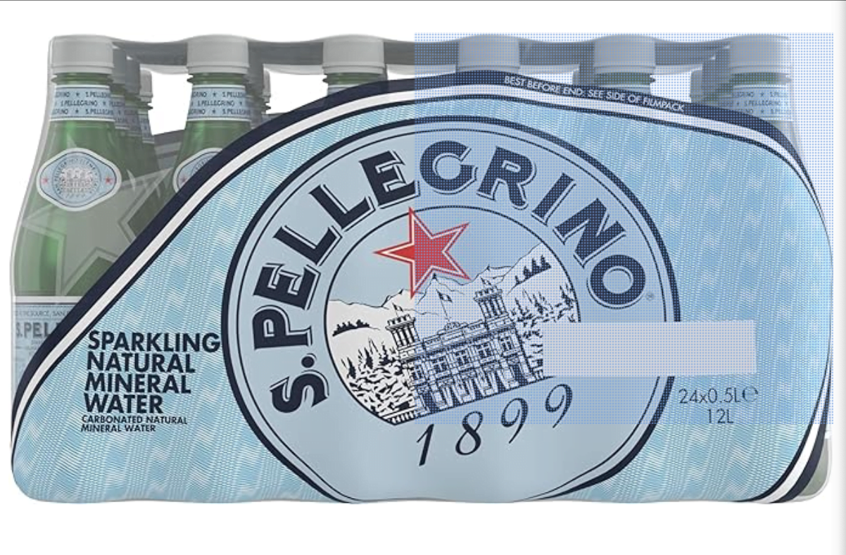 Lot de 18 packs de 24 bouteilles de San Pellegrino PET 50cl
