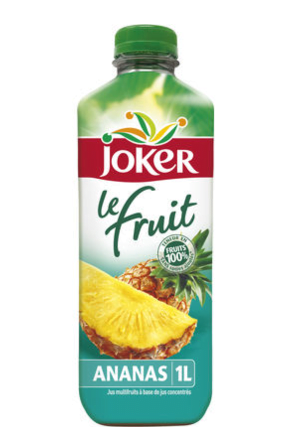 LOT DE 25 JOKER JUS 100% ANANAS PET 1L – 6