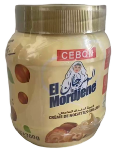 Lot de 100 pots de pâte à tartiner El Mordjane 700g