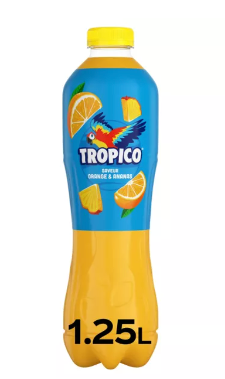 Offre spéciale été : Palette Tropico 1,25L – 60 packs (6×1,25L)