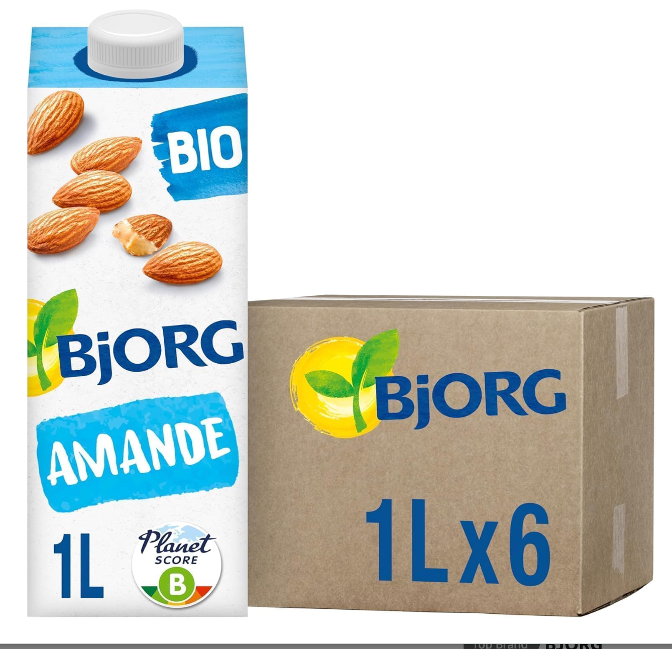 DESTOCKAGE AMANDE BIO BJORG – 1L x 6