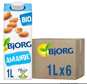 DESTOCKAGE AMANDE BIO BJORG – 1L x 6