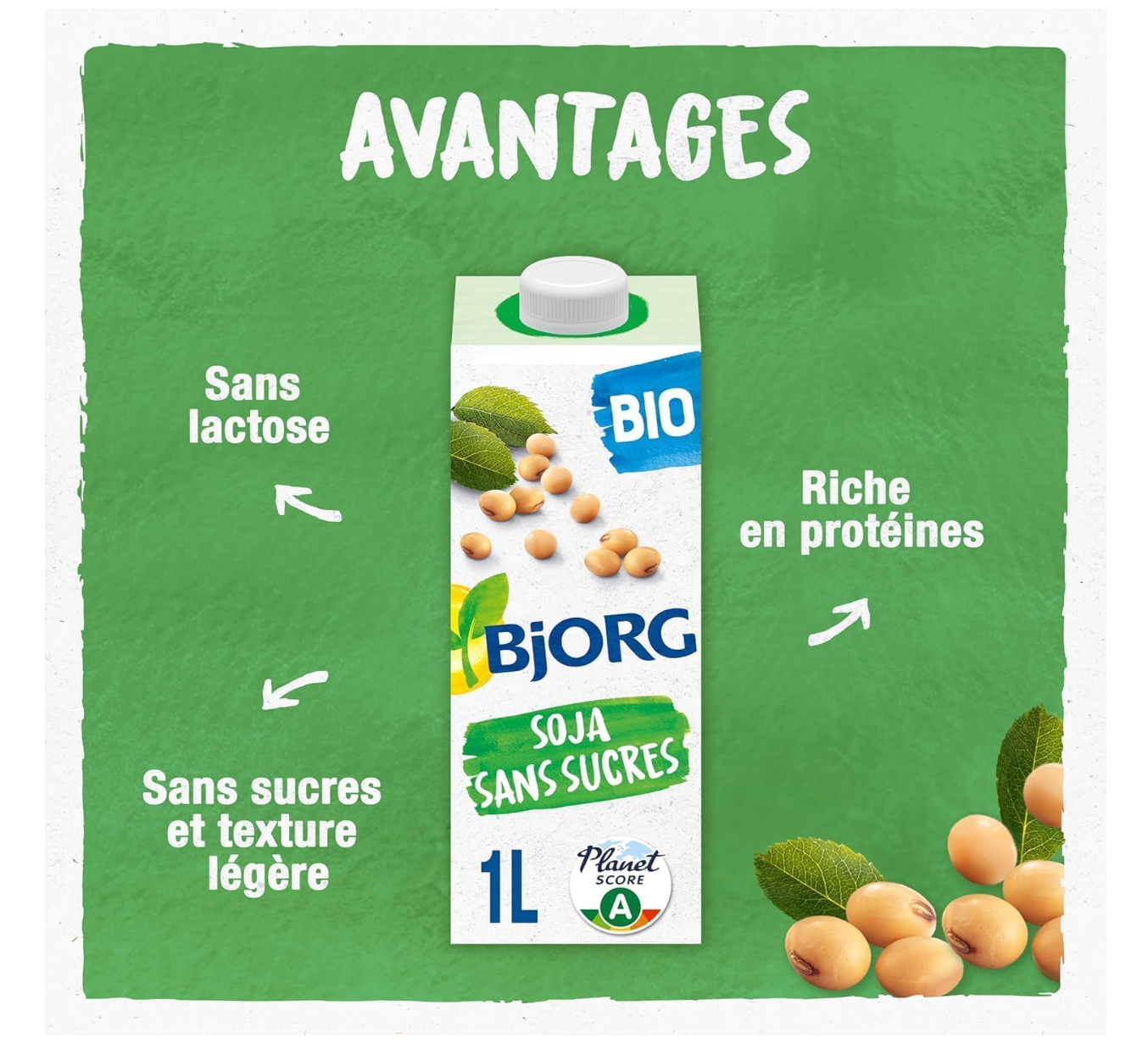 DESTOCKAGE BJORG BIO SOJA ( Palette)