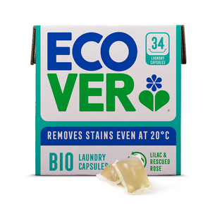 Lot de 50 Ecover Bio Laundry Capsule Detergent 34 capsules –