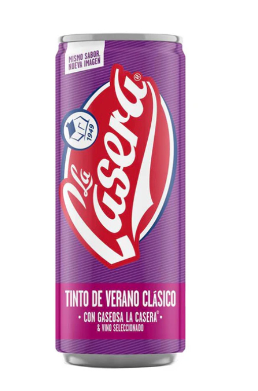 Palette La Casera Tinto de Verano Clásico 33cl – 1200 Canettes Pas Chères – Boisson Espagnole au Vin et Gazeuse en Gros