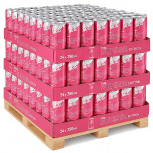 « Red Bull Pêche Blanche Édition Limitée – Palette 48 Packs (1 152 canettes 250 ml) Pas Cher »